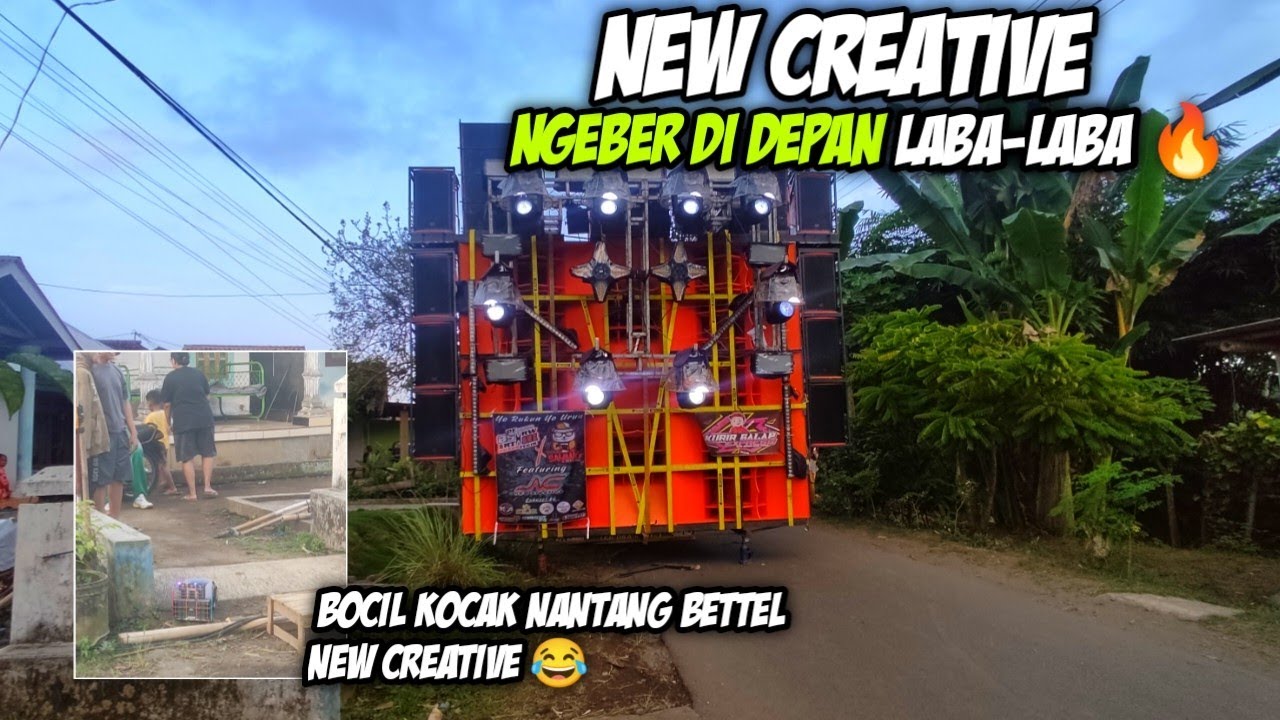 NEW CREATIVE mulai di geber depan laba-laba,  kocak Bocil nekat bettel NEW CREATIVE 😂