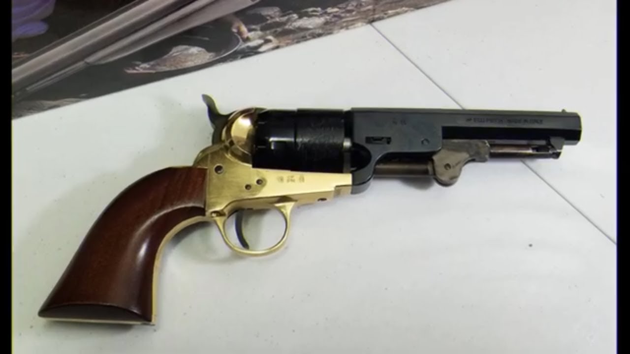 Пистолет Sheriff Black Powder Pistol 1851 года от BUDK - Pietta Unboxing