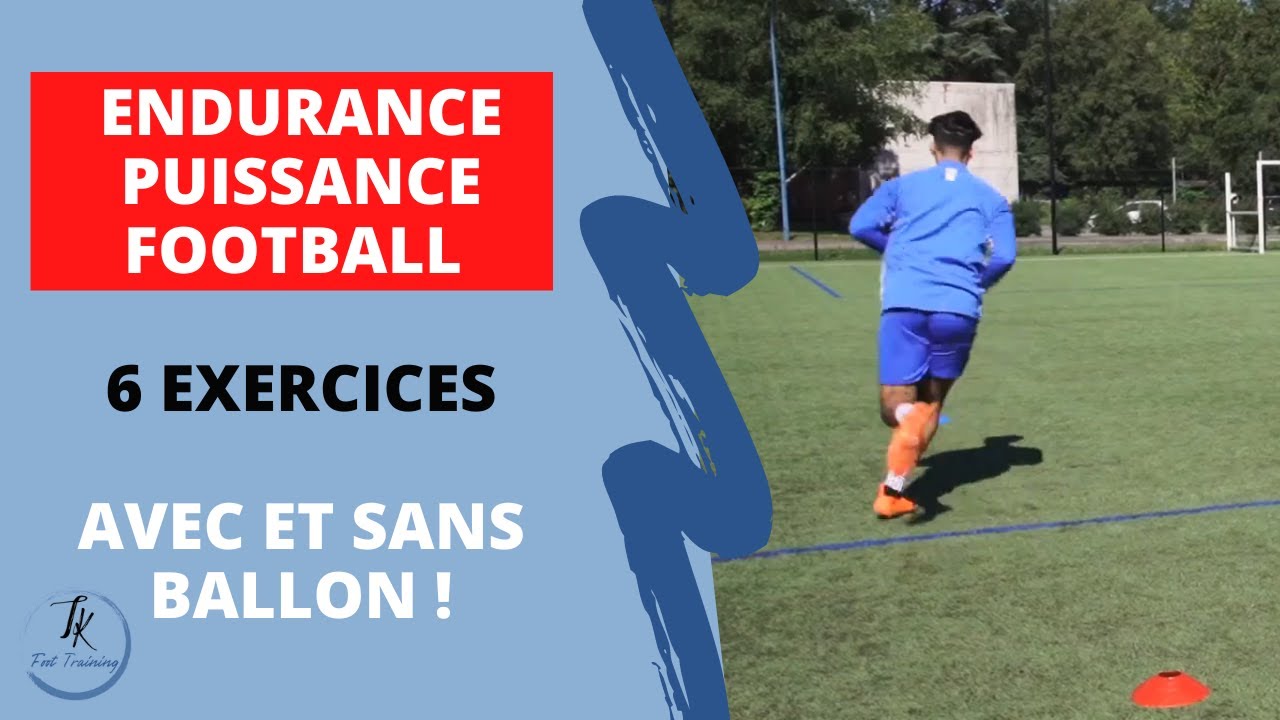 Endurance puissance football | 6 exercices avec ballon et sans ballon !