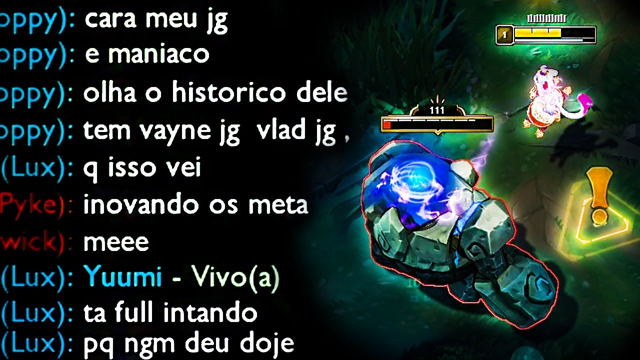 PIOR CAMPEÃO? PICKEI YUUMI JUNGLE E OS 2 TIMES ZOMBARAM DA MINHA CARA!!