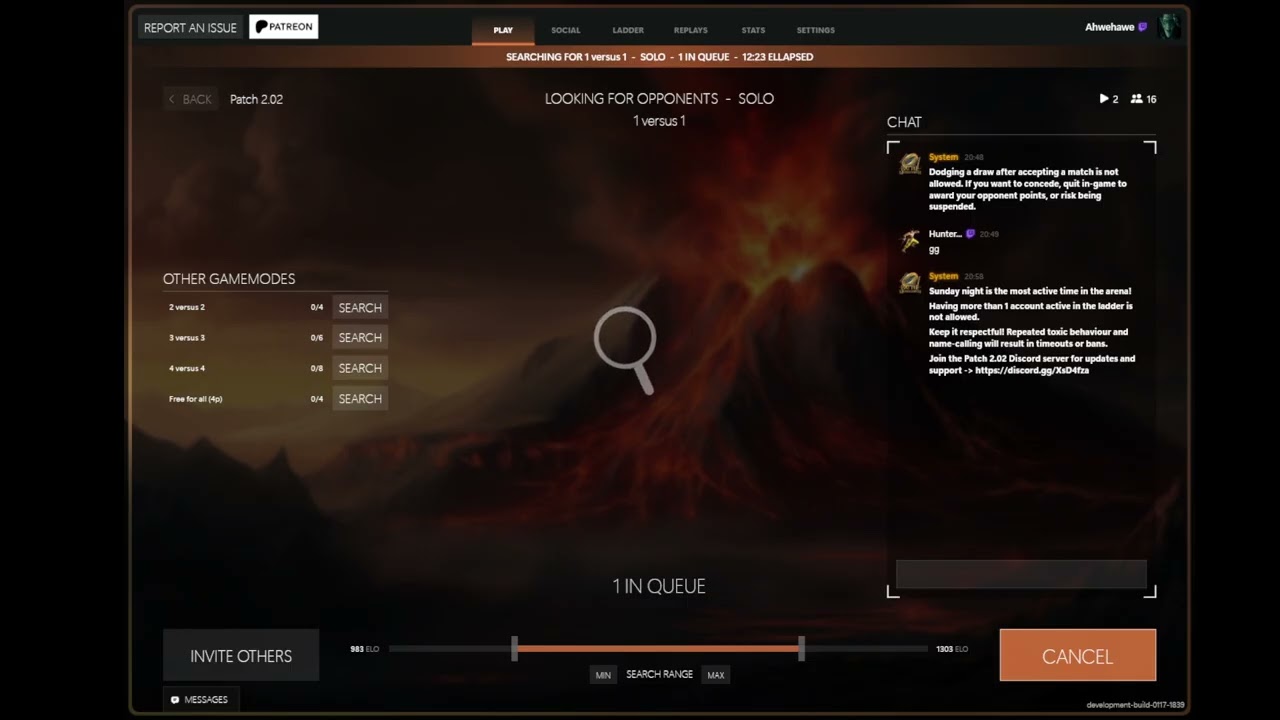 Rotwk Arena 1v1s!