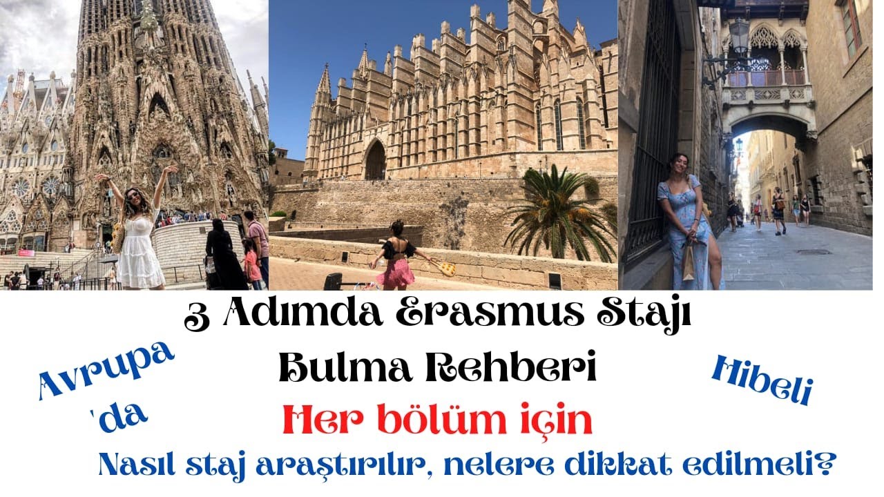 3 Adımda Hibeli Erasmus Stajı Bulma Rehberi - İşinize yarayacak her şeyi anlattım.