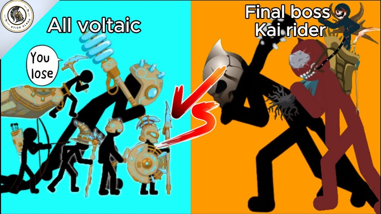 All Voltaic Skins vs Final Boss & Kai Rider | Stick War Legacy🔥