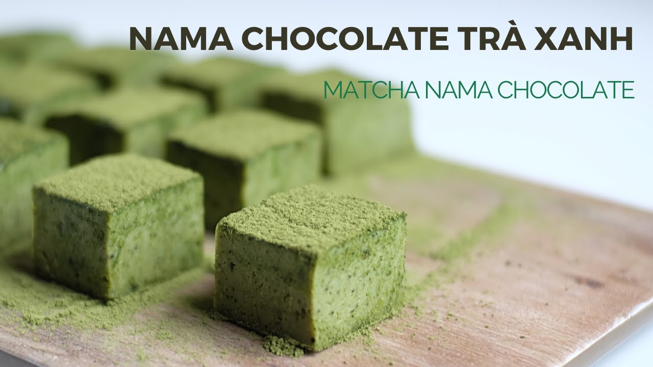 Cách làm Nama Chocolate Trà Xanh | Matcha Nama Chocolate Recipe | Lilo Kitchen