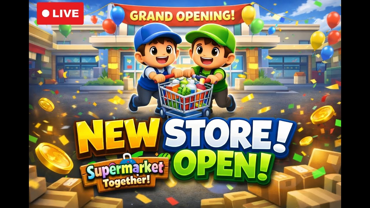 Supermarket Together Gameplay Hindi | Opening New Store together l Live 🔴
