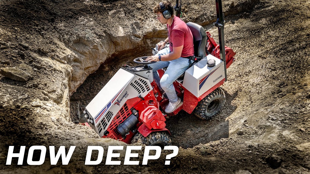 Digging A Massive Hole With Ventrac Bucket