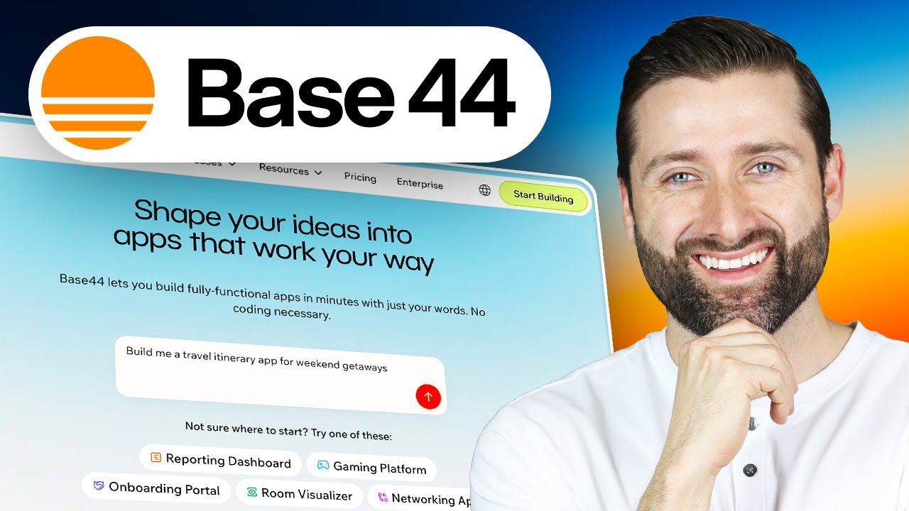 Base44 tutorial | How to build an app with AI?