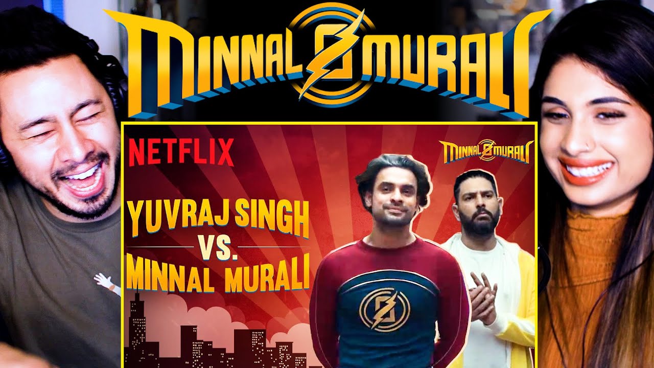 YUVRAJ SINGH PUTS MINNAL MURALI TO THE TEST | Making of A Superhero | Tovino Thomas | Reaction!
