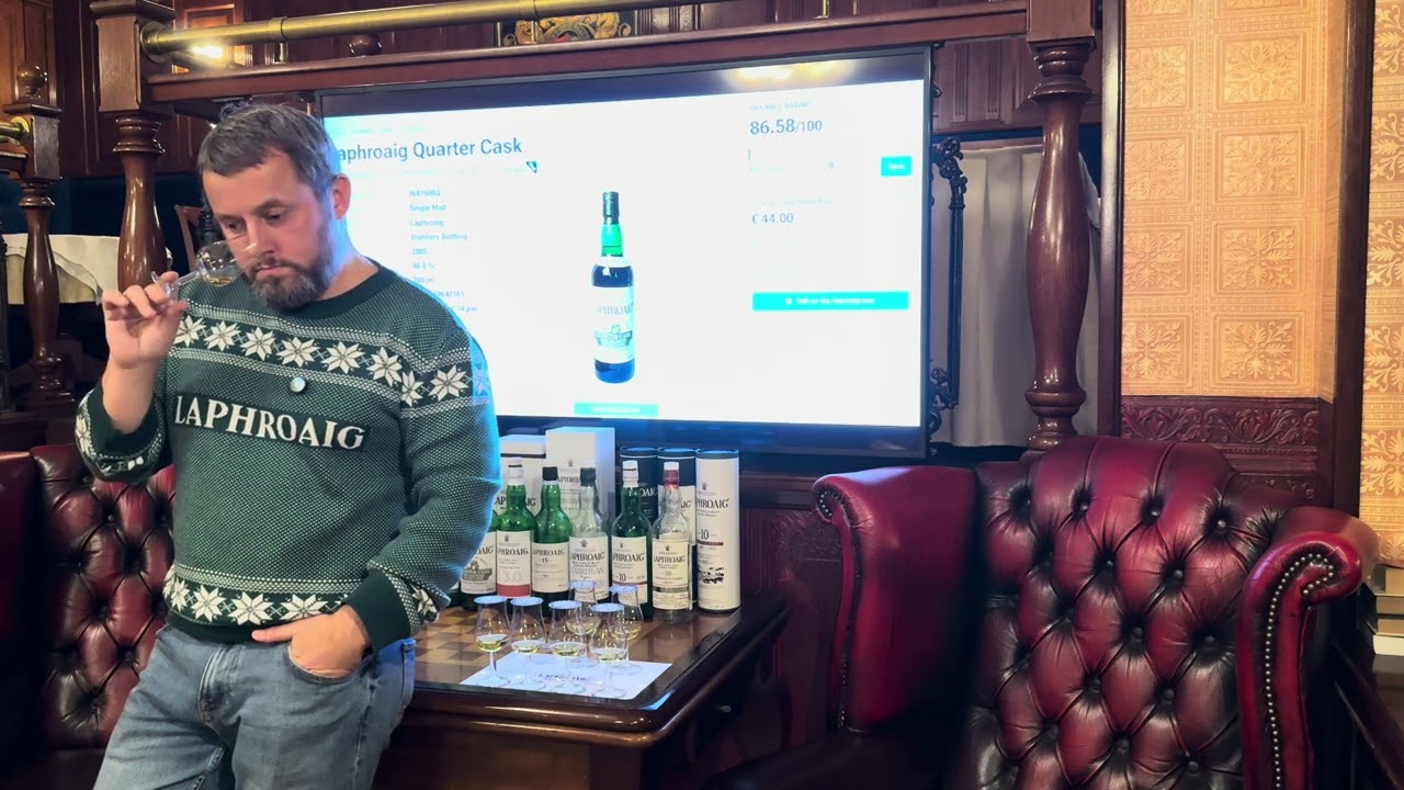 Дегустация Laphroaig в виски клубе Альбион. Санкт-Петербург.