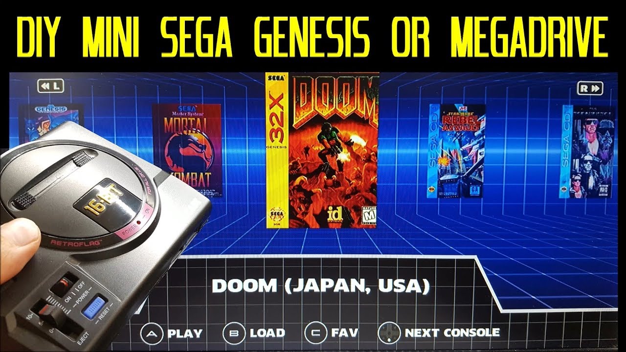 How to build a MINI SEGA Genesis or Megadrive using Blast16+MegaPi Case+Raspberry Pi 3
