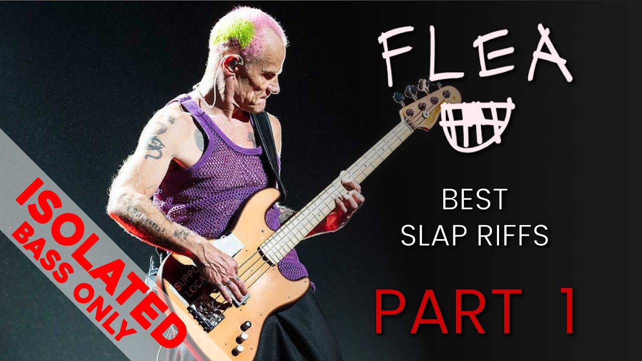 Greatest Red Hot Chili Peppers slap bass riffs (Flea is insane!) - PART 1 [BASS ONLY ISOLATED]