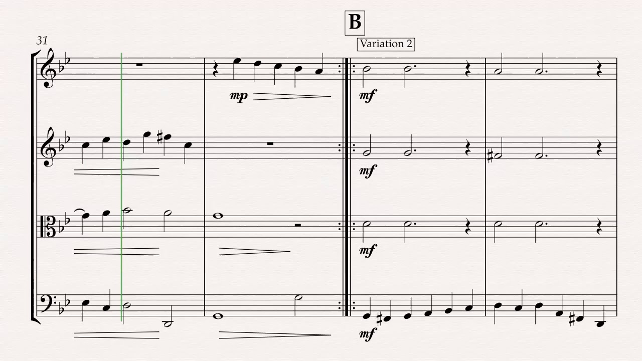 Handel's Sarabande (for String Quartet)
