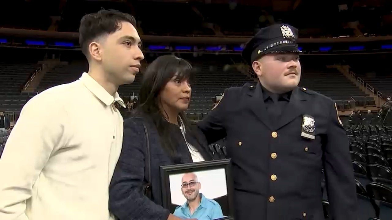 One of NYPD's newest members inspired by detective who saved his life more than decade ago