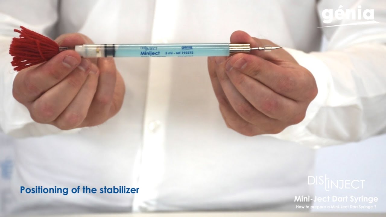 How to prepare a Mini-Ject hypodermic syringe