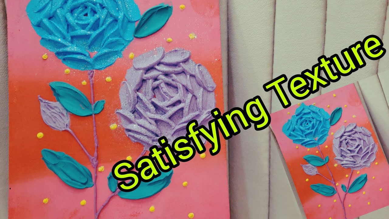 Relaxing Textured Art|Emotional Floral textures