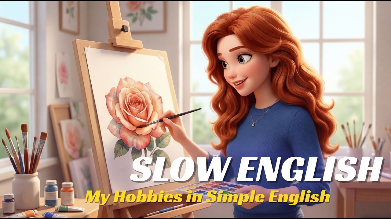 My Hobbies in Simple English | Easy English Listening Practice (A2 Level)