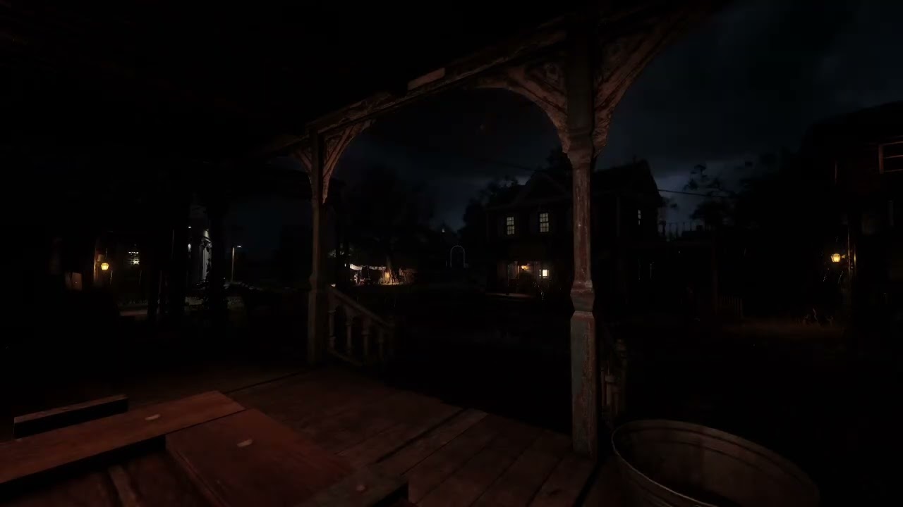 Настоящий ночной грозовой дождь ⚡️ Успокаивающие звуки грозы для снятия тревоги