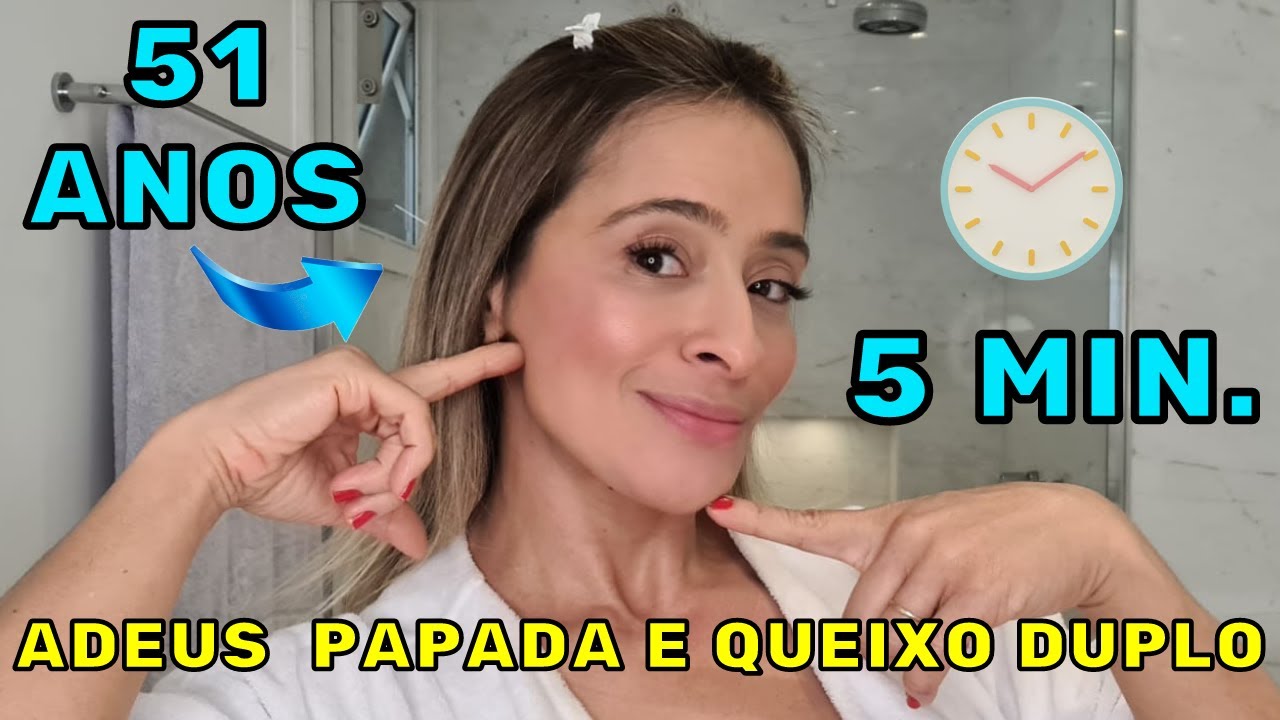 ADEUS Papada e Queixo Duplo! Melhore seu Contorno com apenas 3 Exercícios!