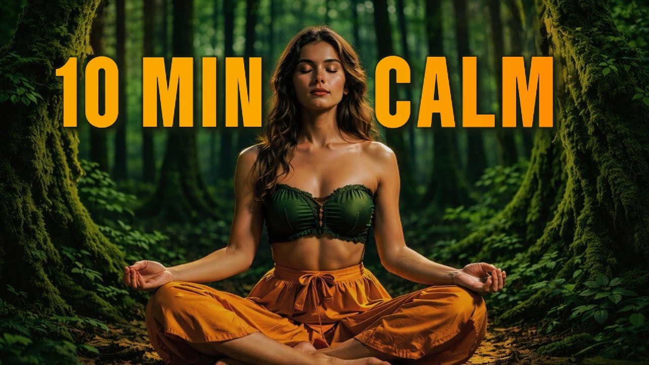 10 Minute Forest Calm Meditation | Deep Relaxing Nature Ambience