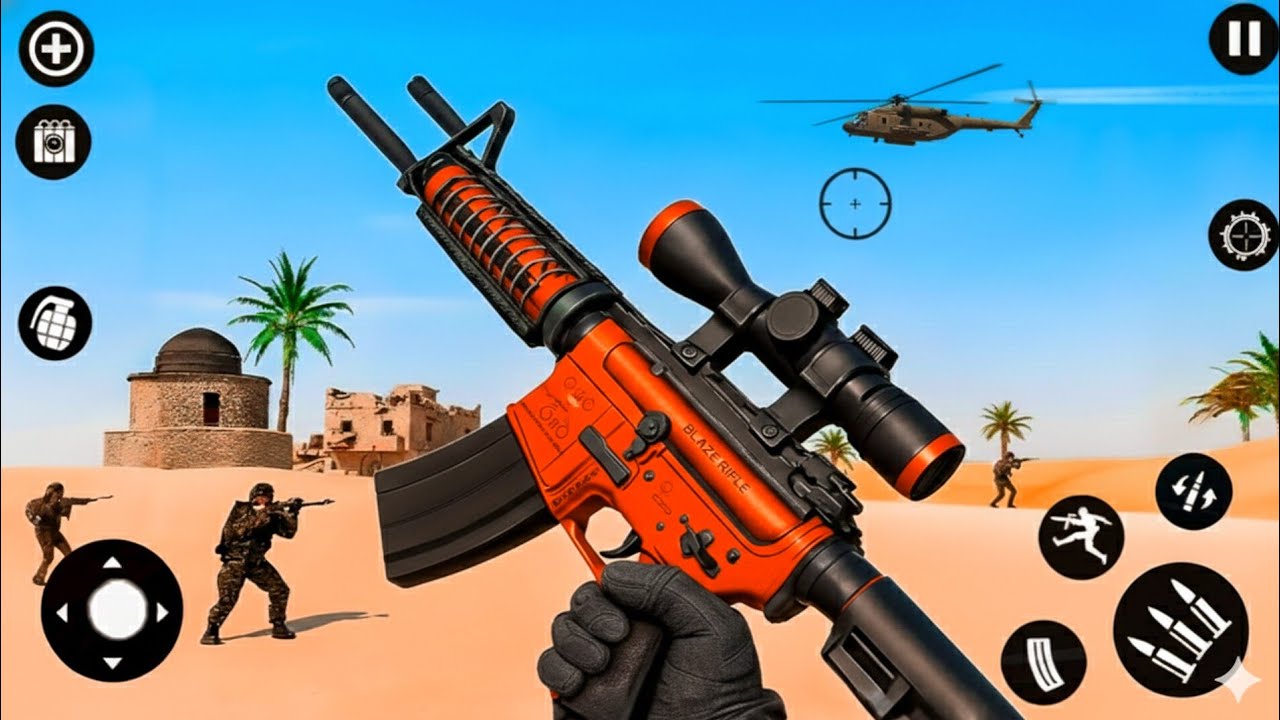 Gun Strike FPS Shooting Game - Banduk Wala Goli Wala Game - Android GamePlay