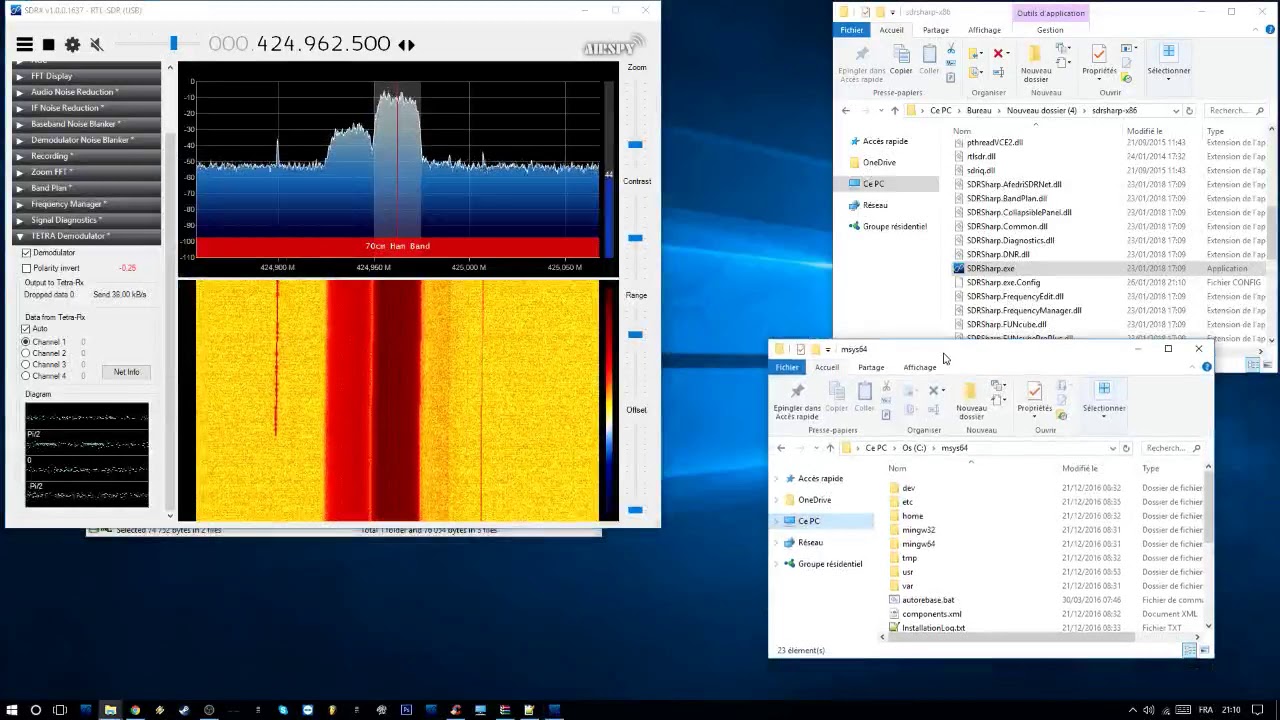 Installer TETRA Demodulator * SDR# (Windows * x64)