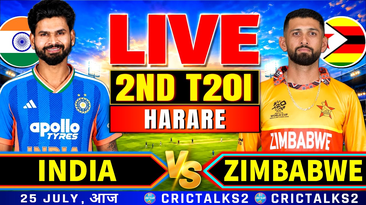 🔴 Live: IND vs ZIM, 2nd T20I Scores & Ball-By-Ball Commentary | Cricket Match Today | 2026 Series