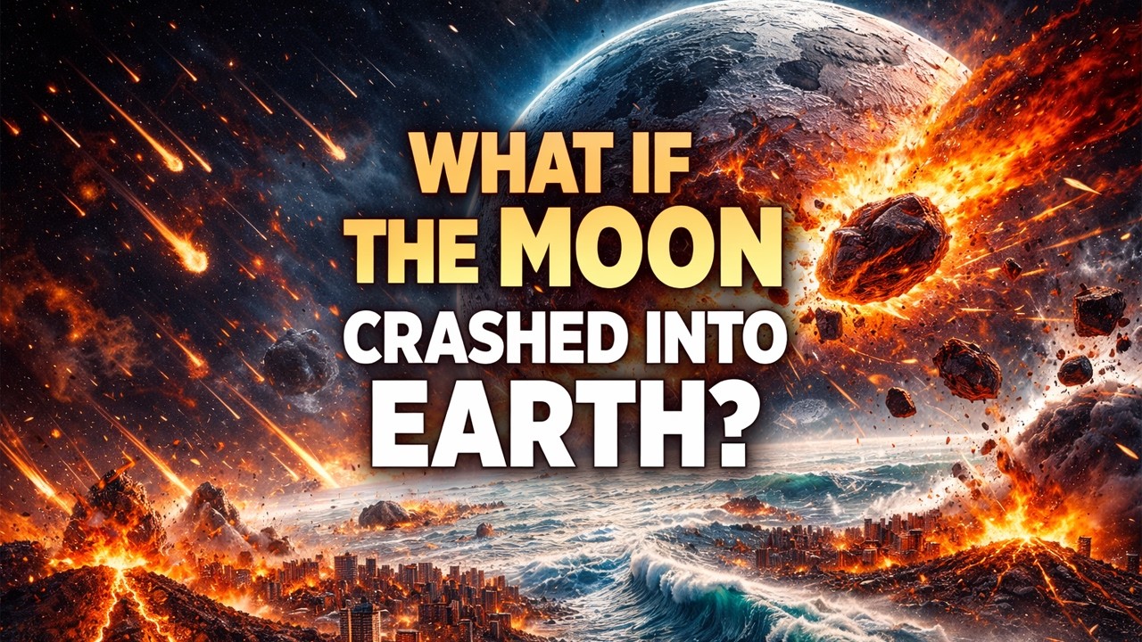 What If the Moon Crashed Into Earth? | Science for Sleep