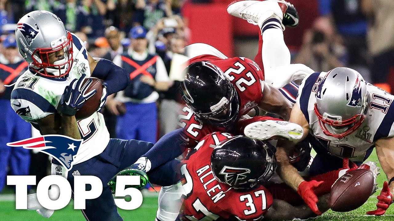 5 of the MOST ICONIC PLAYS in New England Patriots Super Bowl History‼️