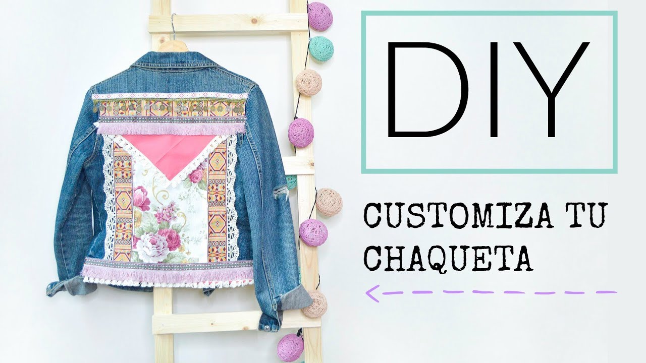 CUSTOMIZA Y TRANSFORMA TU CHAQUETA VAQUERA | DIY | Lorena Gil
