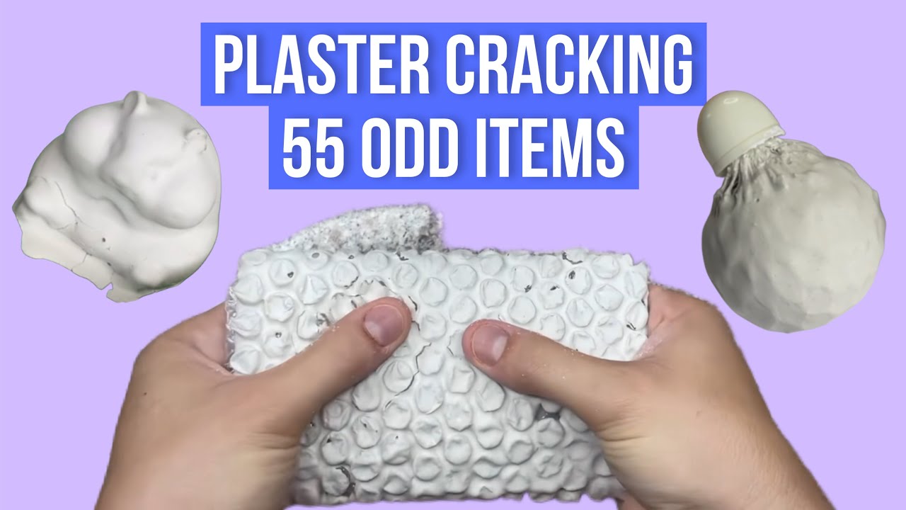 ASMR Plaster Cracking 55 Random Objects and Rating How They Sound!