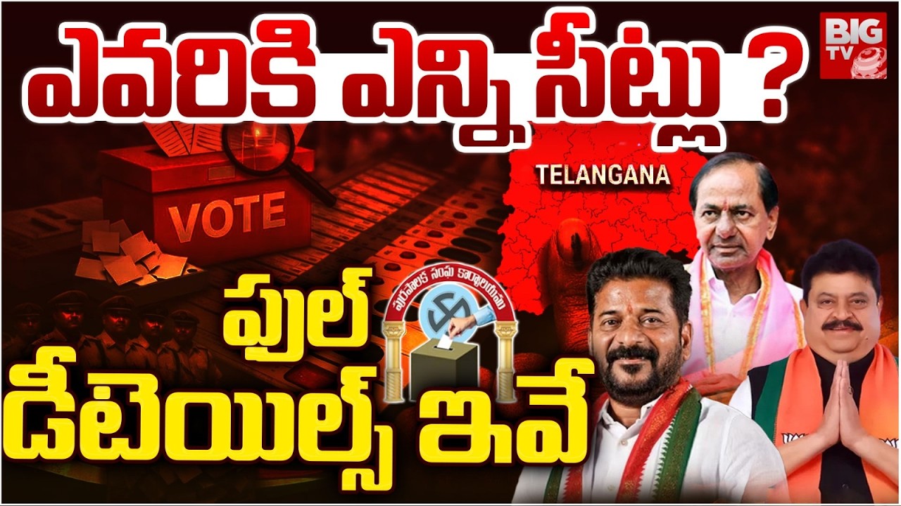 ఎవరికి ఎన్ని సీట్లు? ఫుల్ డీటెయిల్స్ ఇవే | Telangana Municipal Elections Results 2026 | Full Details