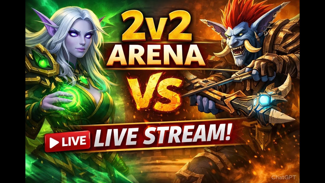 2v2 Arena Midnight Pre | Mist Monk & MM Hunter