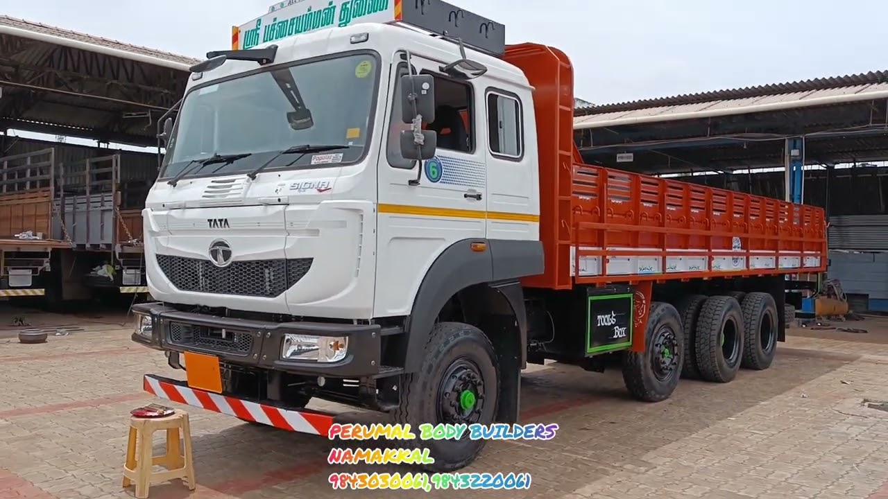 TATA 3518 (12 WHEEL) CABIN CHASSIS MARKET TYPE LOAD BODY CHENNAI TRUCK