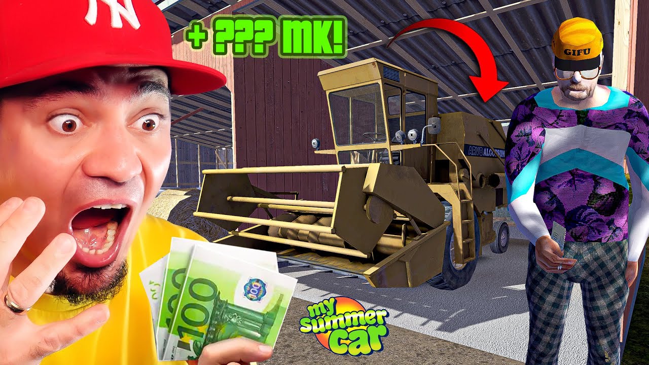 🚘 ZAWIOZŁEM KOMBAJN I STAŁEM SIĘ BOGATY W *MY SUMMER CAR*! | My Summer Car #30