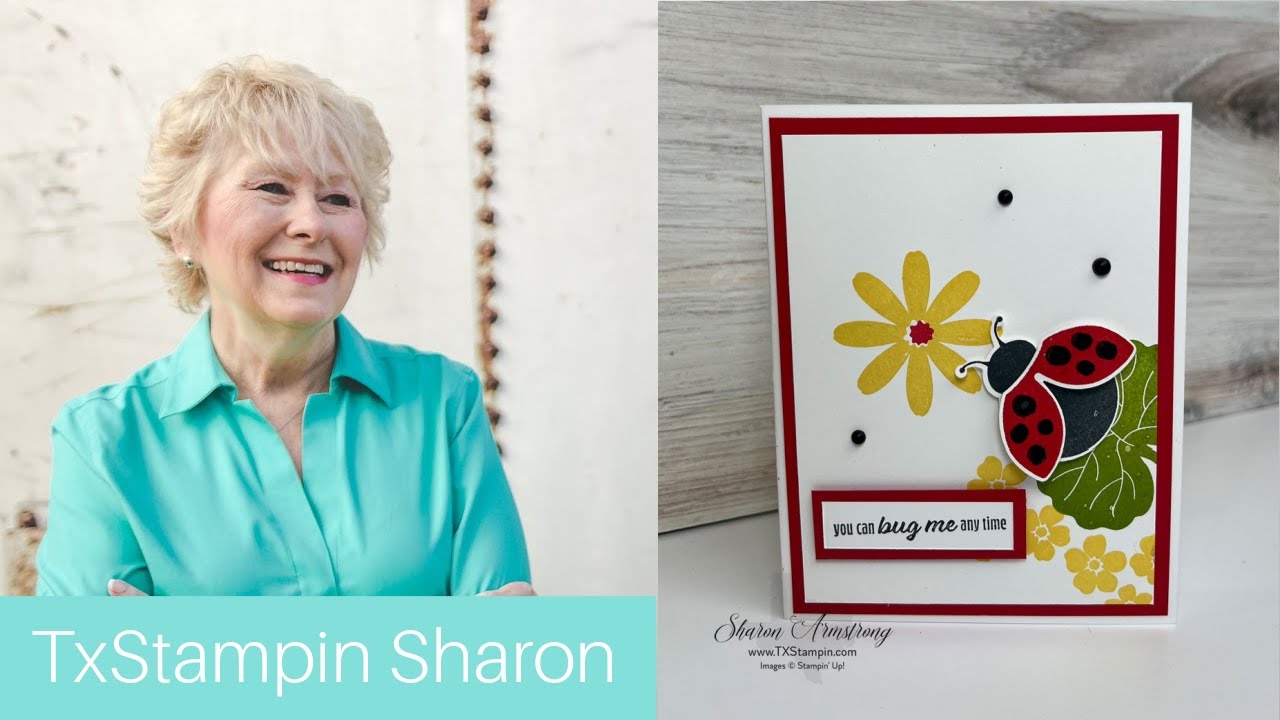 Hand Stamped Card Ideas With ‘Hello Ladybug’