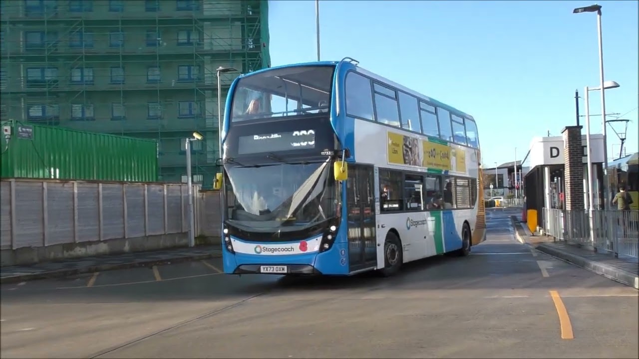 (FHD) Buses At Ashton Under Lyne Interchange 26/11/2024