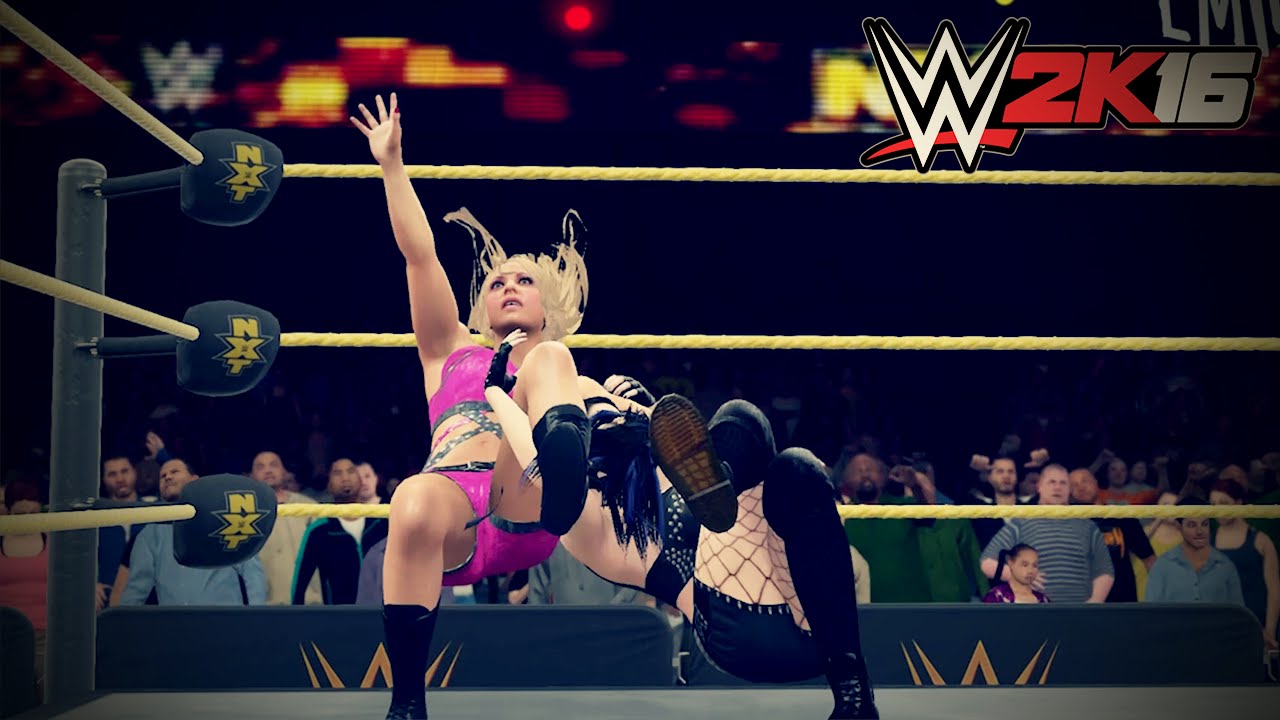 WWE 2K16 Paige vs Emma NXT Women's Championship (New Gameplay)