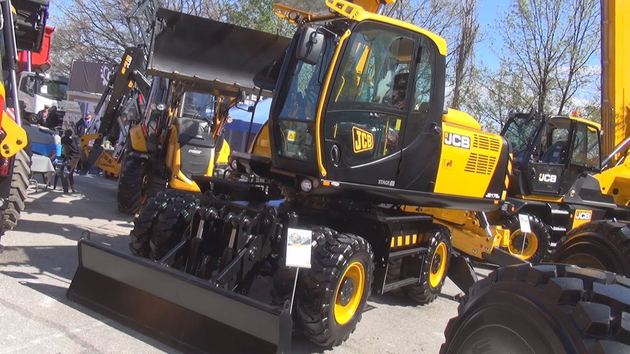 JCB JS175W Wheeled Excavator (2024) Exterior and Interior