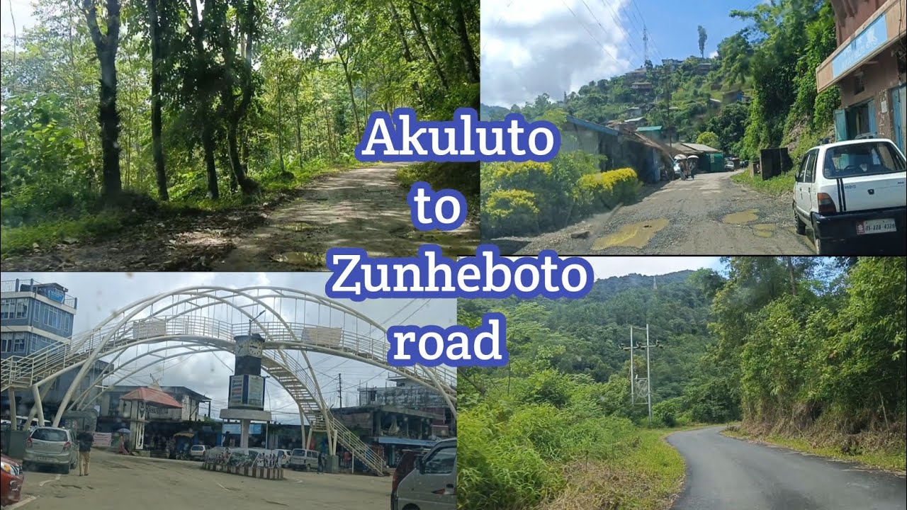 Journey from Akuluto to Zunheboto town.
