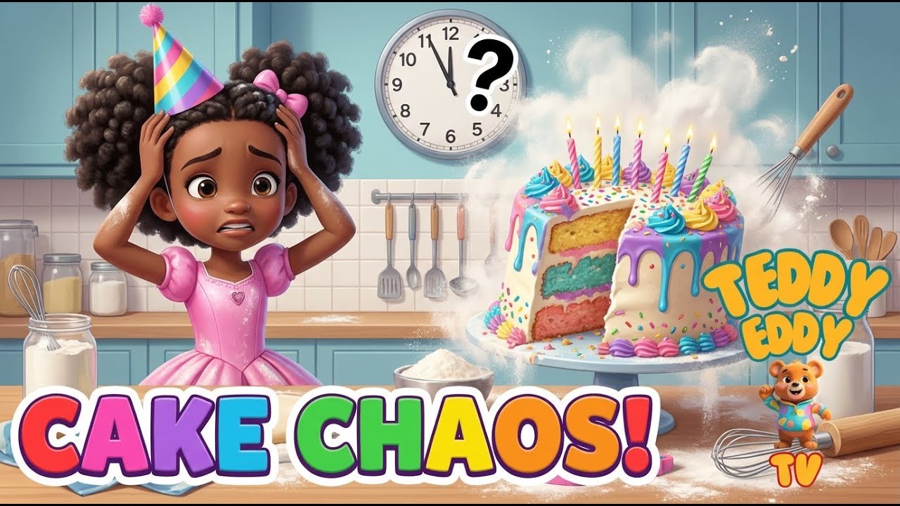 Chef Bot’s Big Birthday Bake! 🎂 A Princess Party Song for Kids | Teddy Eddy Songs & Stories