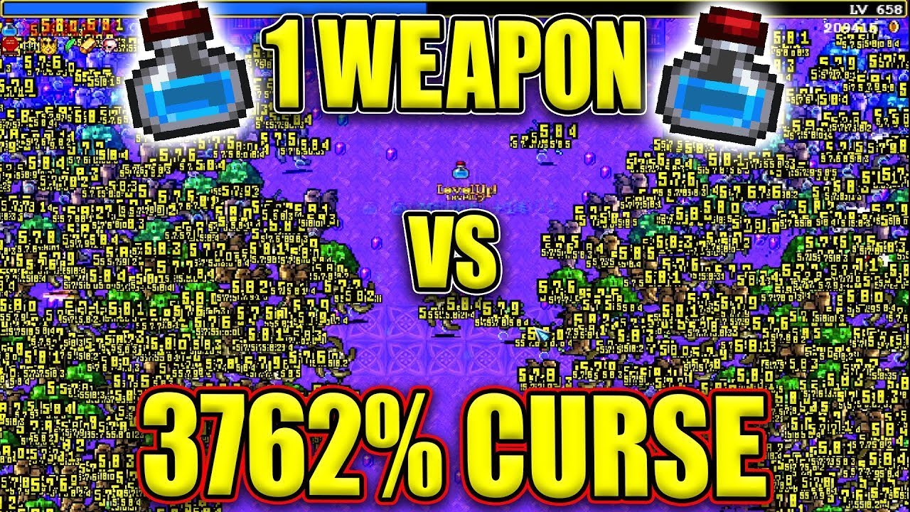 Most OP Weapon Continental Santa Water VS 3700% Curse in Vampire Survivors