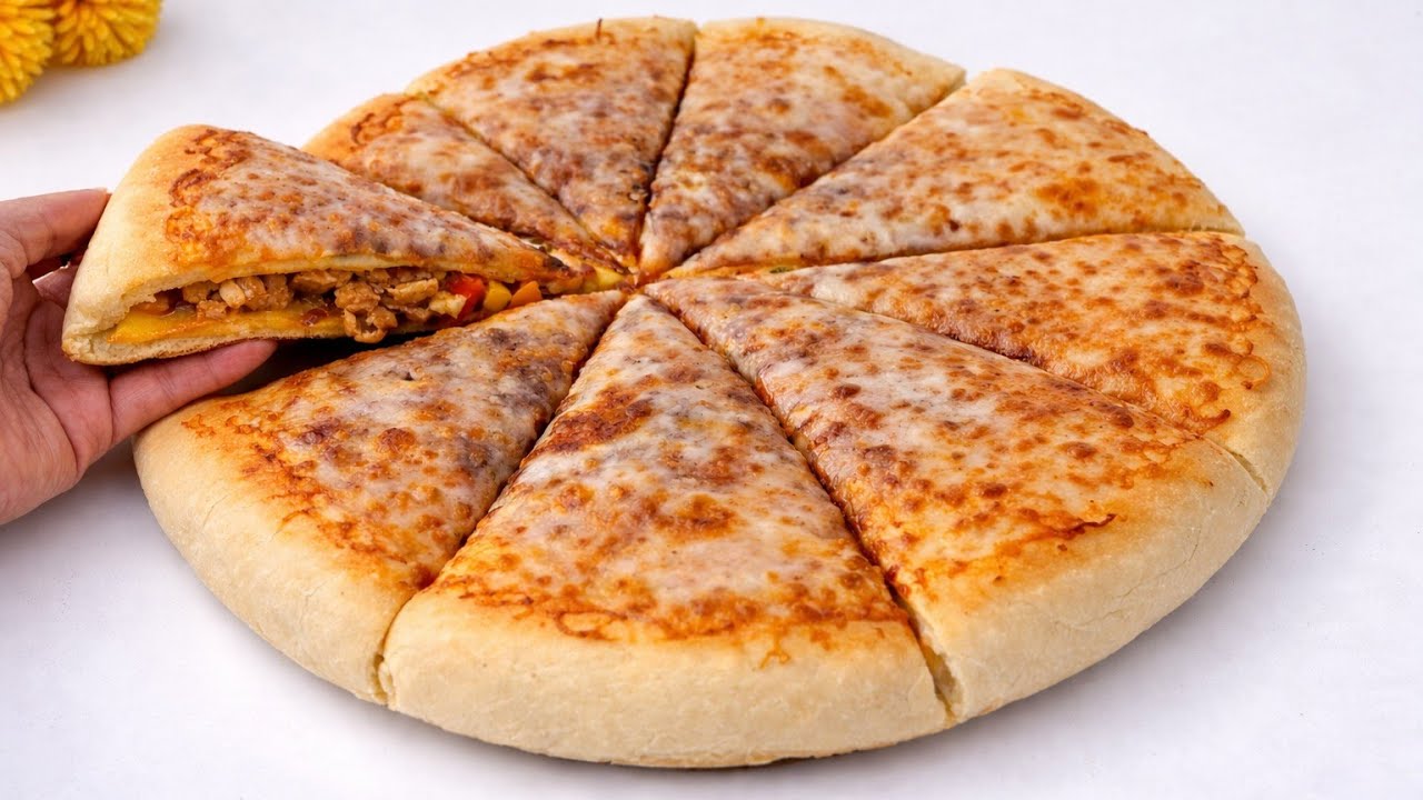 فطيرة المقلاة السريعة بحشوة لذيذة جدا🔥ساهلة فالتحضير أكيد غتعجبكم بزاف😍