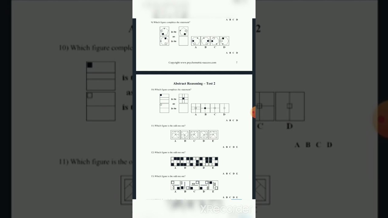 حل اختبارات الذكاء iq (الجزء الثاني) .. مسابقة وزارة التربية والتعليم 30 الف معلم
