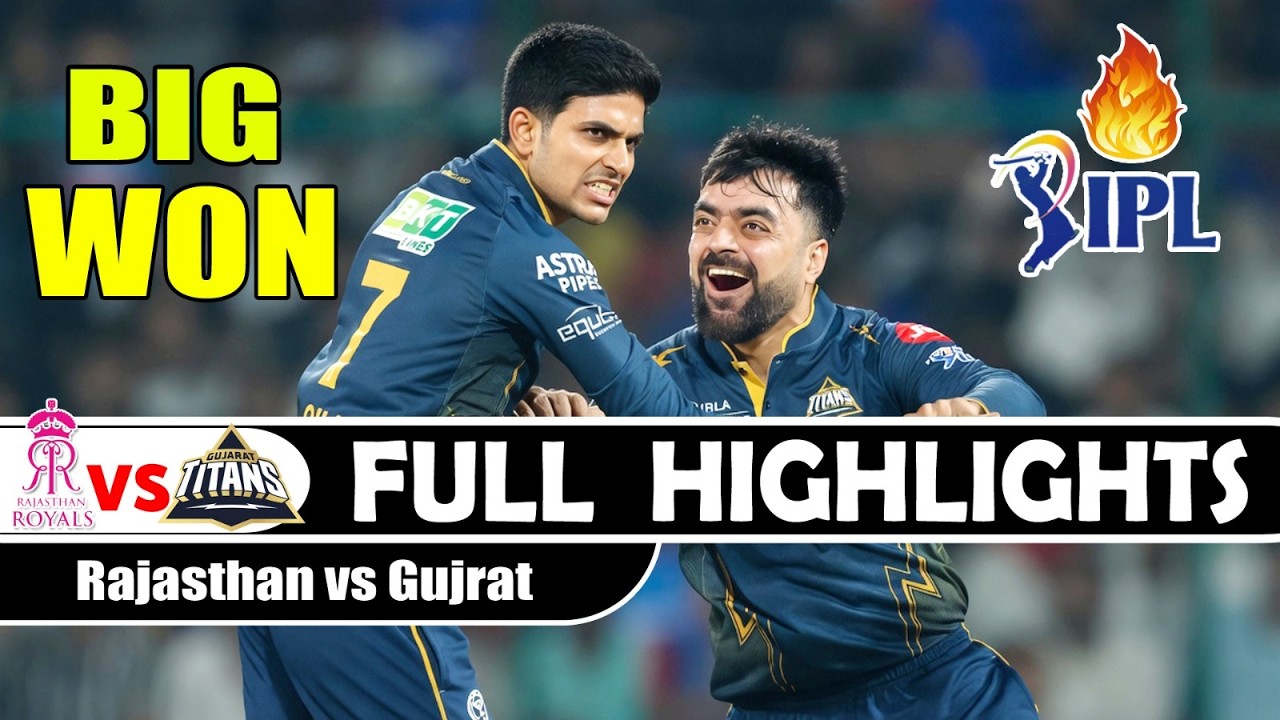 Обзор матча IPL T20 № 52, Gujarat Titans против Rajasthan Royals | GT Vs RR Highlight