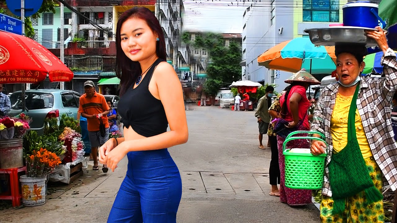 Lively street habits of Downtown Yangon