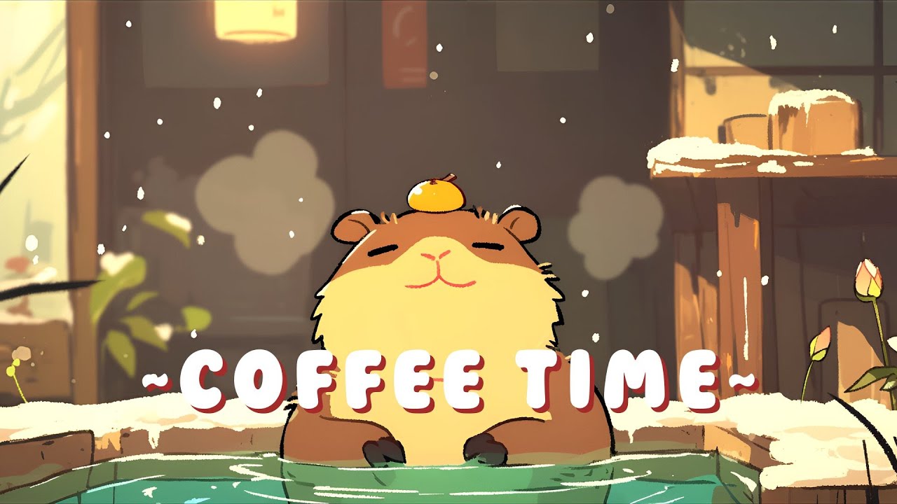 24/7 Capybara Lofi Beats | Relaxing Beats to Study/Sleep/Chill 📚 🎵