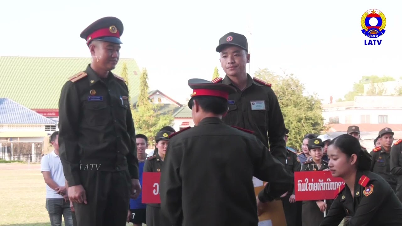 ສຳເລັດການແຂ່ງຂັນກິລາການທະຫານ ແລະ ກິລາມວນຊົນ ຊິງຂັນລັດທະມົນຕີກະຊວງປ້ອງກັນປະເທດ