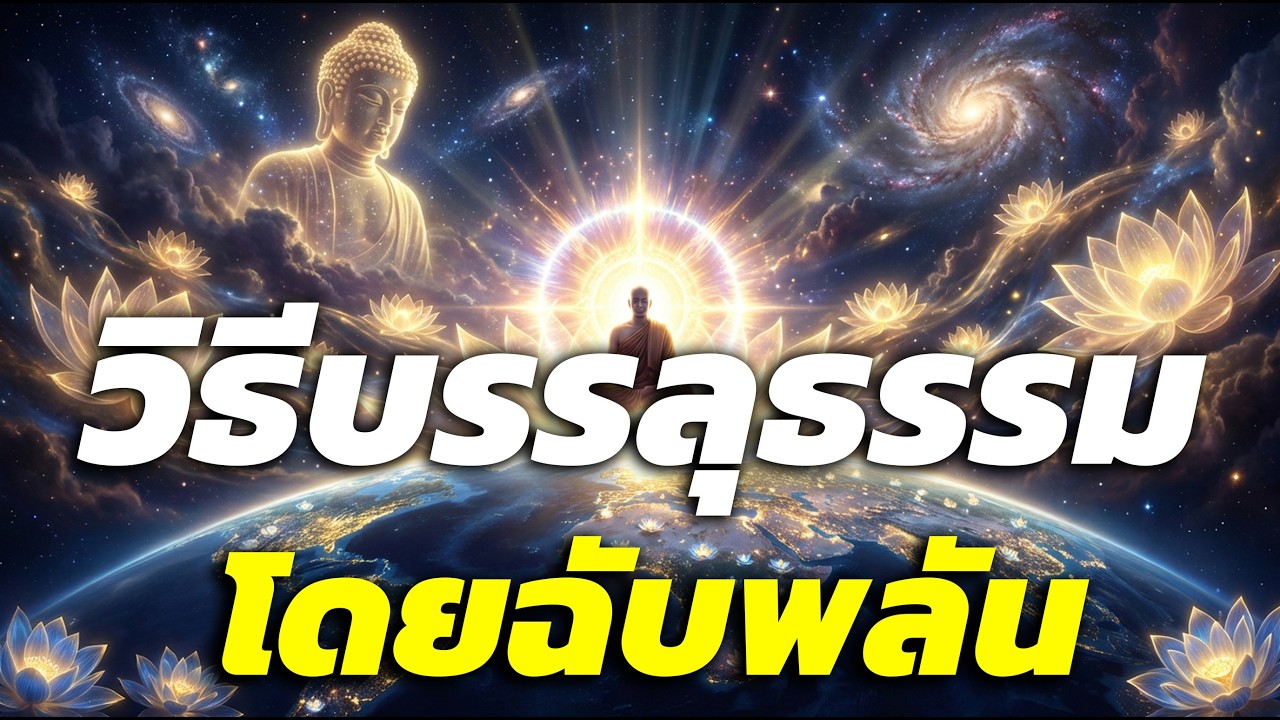 วิธีบรรลุธรรมโดยฉับพลันในชีวิตจริง (ไม่ต้องรอชาติหน้า)
