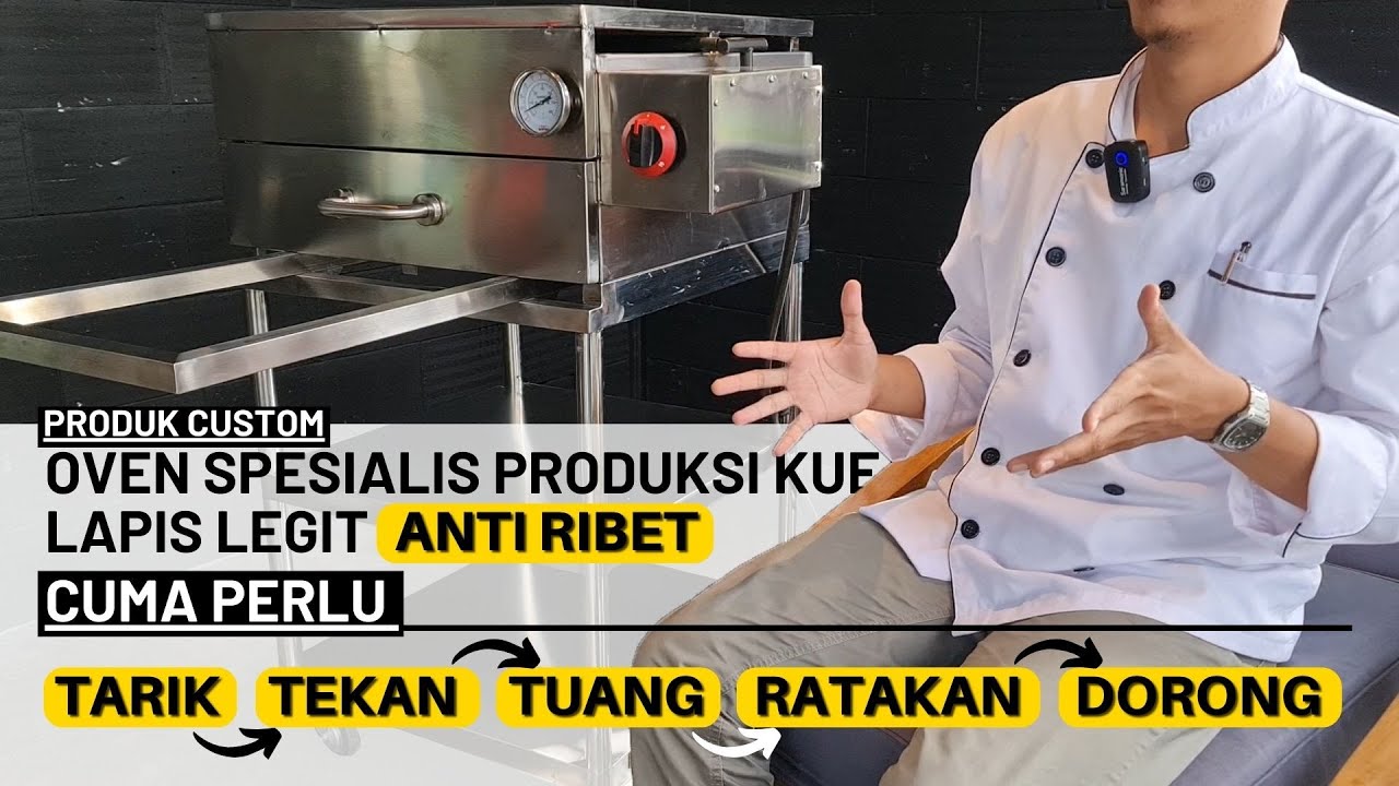Cara Pakainya Mudah | Produksi Lapis Legit Lebih Cepat Anti Ribet Kalau Pakai Oven Gas Lapis Legit