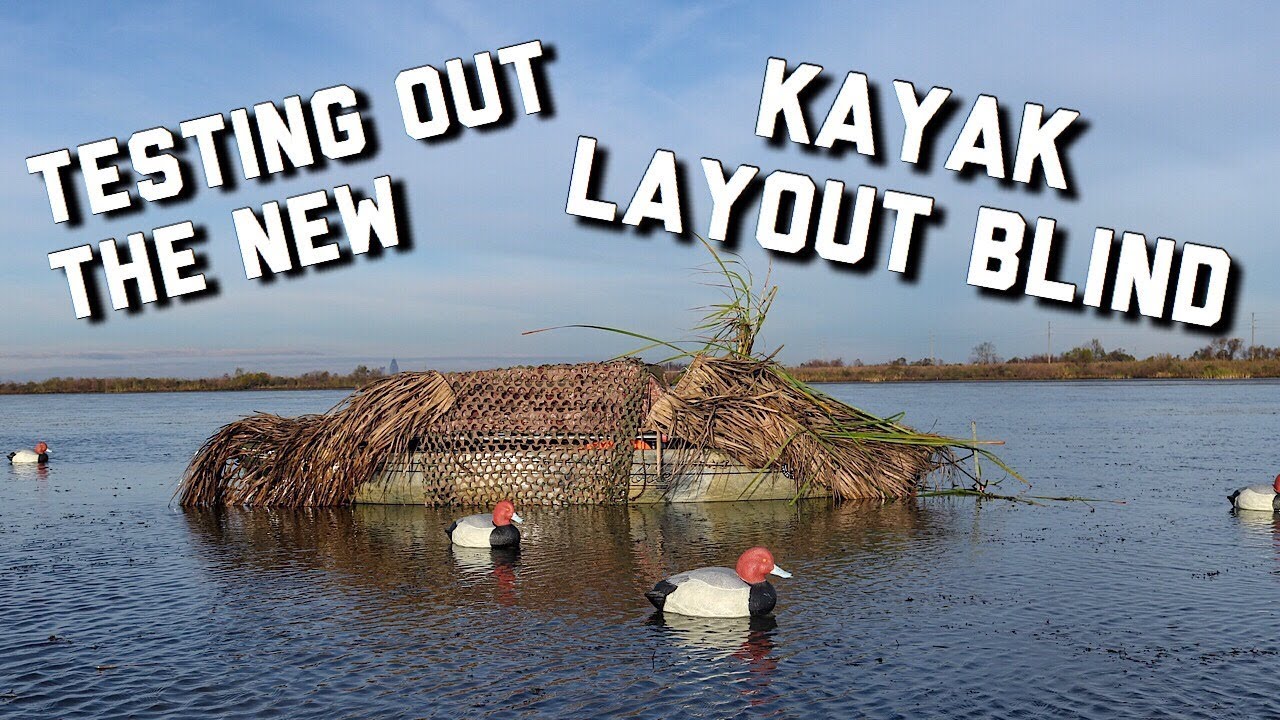PUBLIC LAND Duck Hunting | Trying out the new Kayak Boat Blind